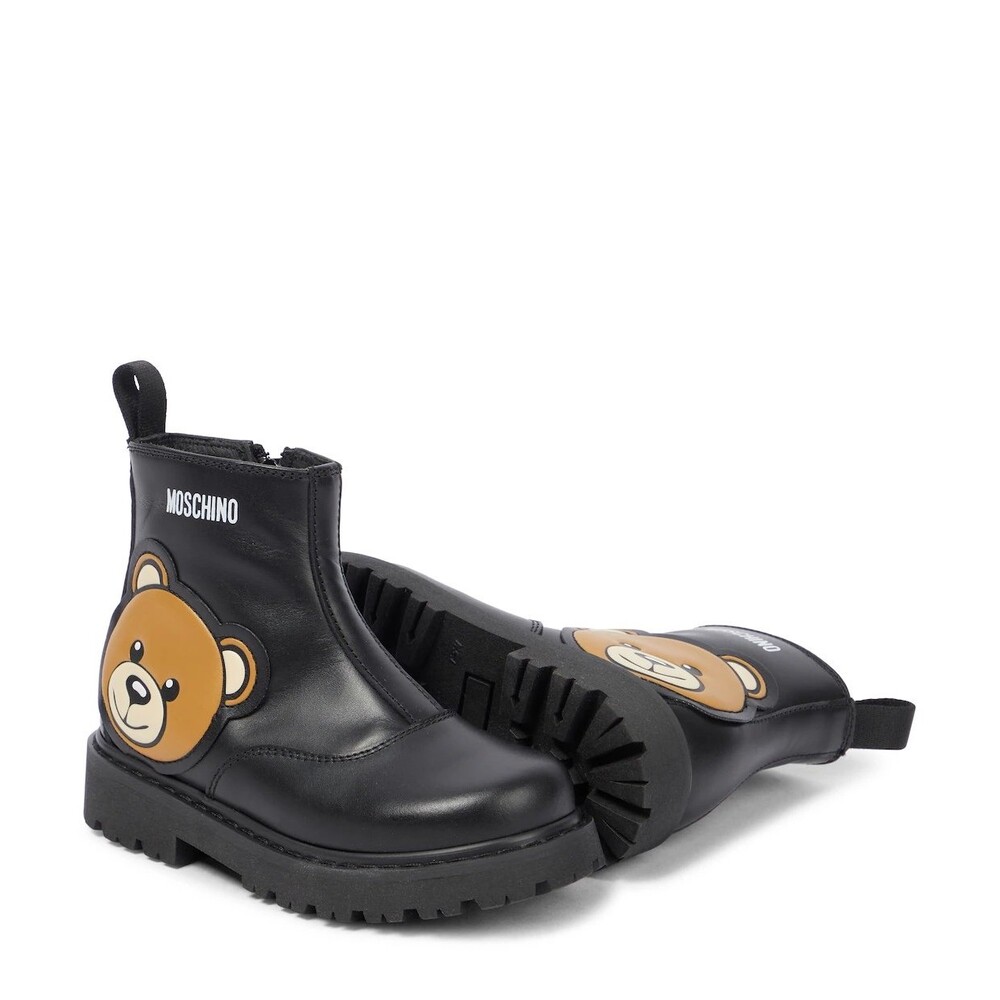 MOSCHINO $323 Bear Boots 34/4